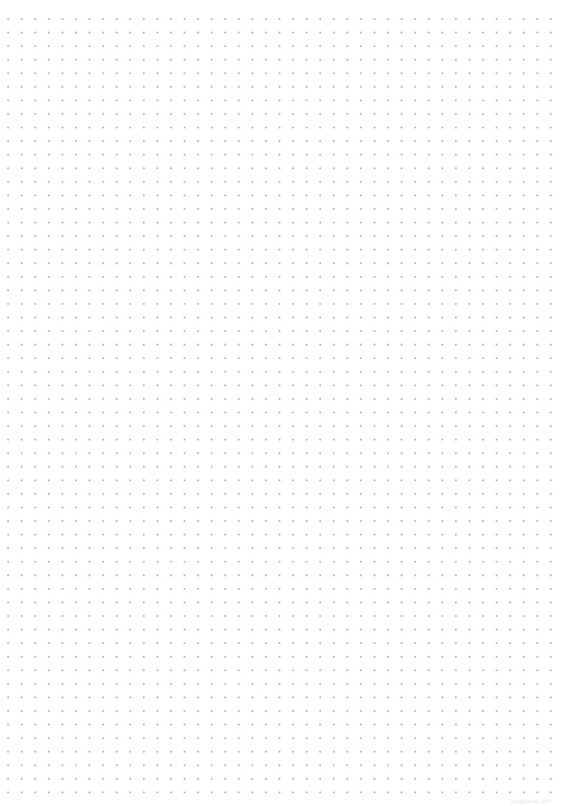 Plain dot grid printable A4