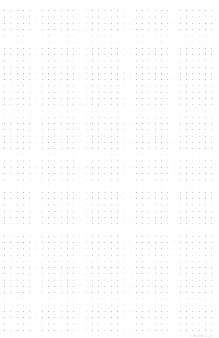 Plain dot grid Half Letter