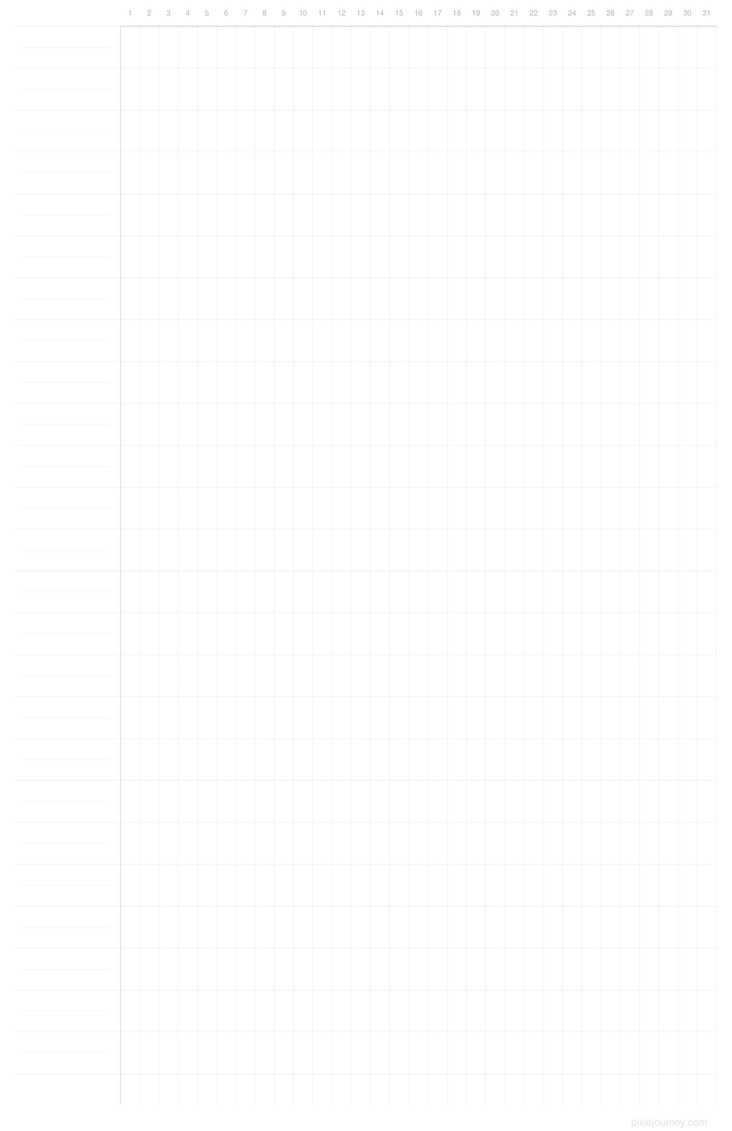 Habit tracker Half Letter